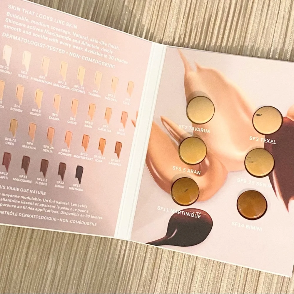 ILIA TRUE SKIN SERUM FOUNDATION 6 SHADES